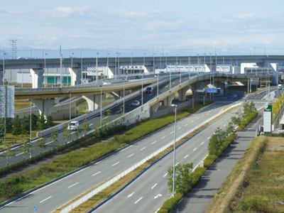 高架道路上部工事